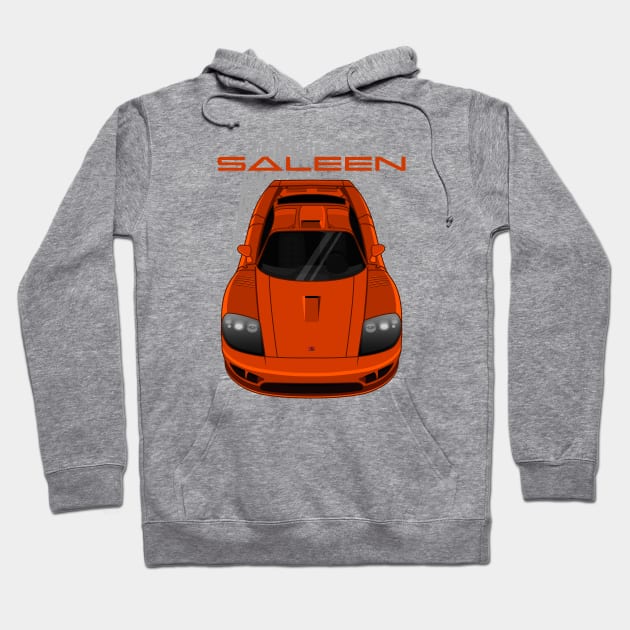 Saleen S7 - Orange Hoodie by V8social